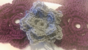 The pattern for this flower was found in Vogue Knitting Stitchionary 6.